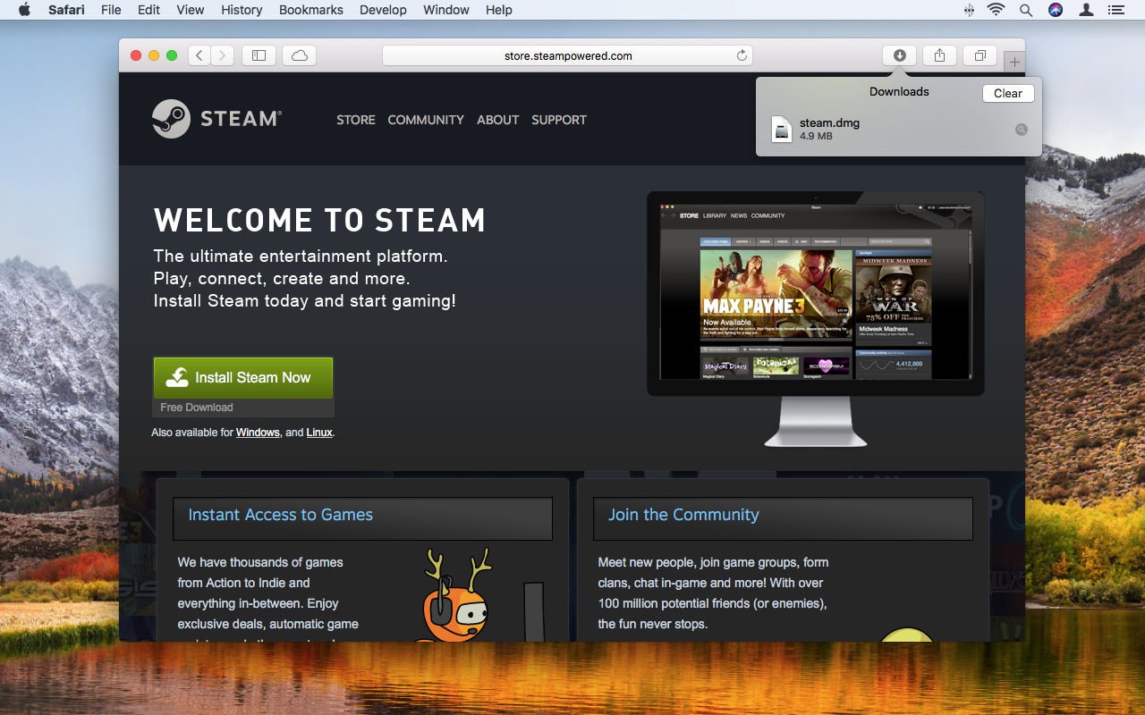 download steam for mac